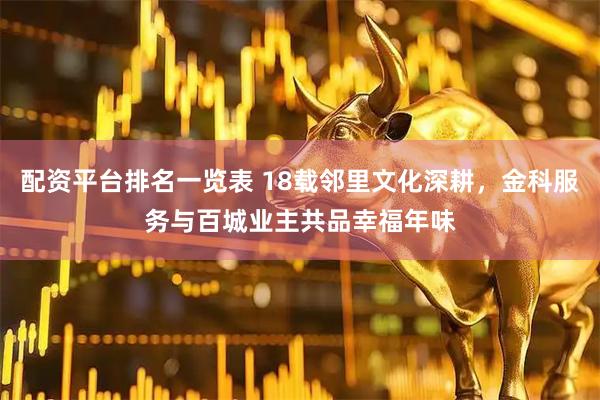配资平台排名一览表 18载邻里文化深耕，金科服务与百城业主共品幸福年味